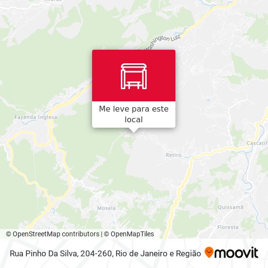 Rua Pinho Da Silva, 204-260 mapa