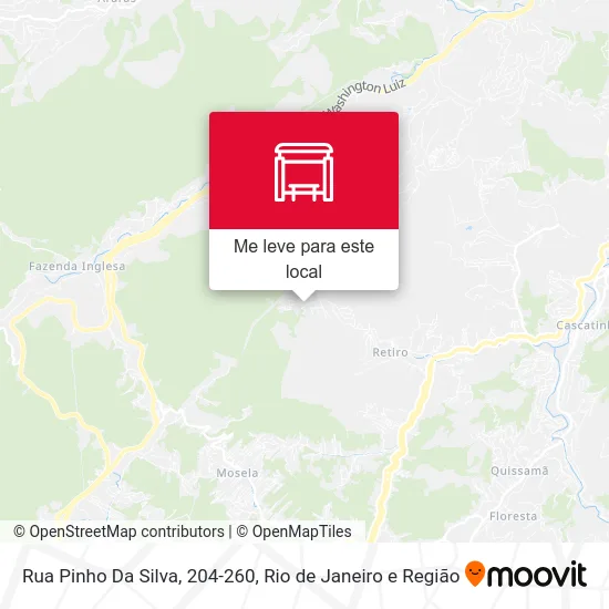 Rua Pinho Da Silva, 204-260 mapa