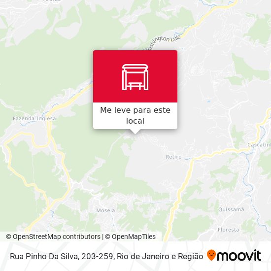 Rua Pinho Da Silva, 203-259 mapa