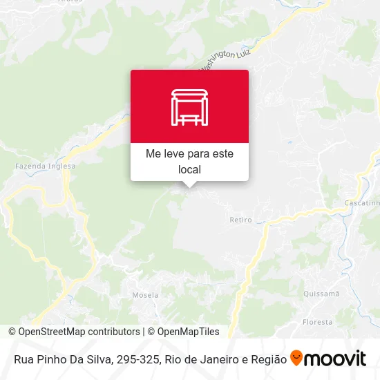 Rua Pinho Da Silva, 295-325 mapa