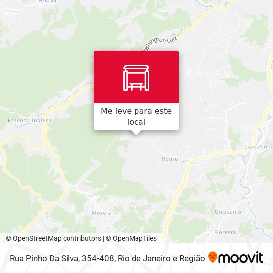 Rua Pinho Da Silva, 354-408 mapa