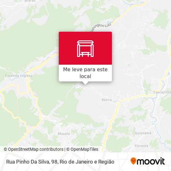 Rua Pinho Da Silva, 98 mapa