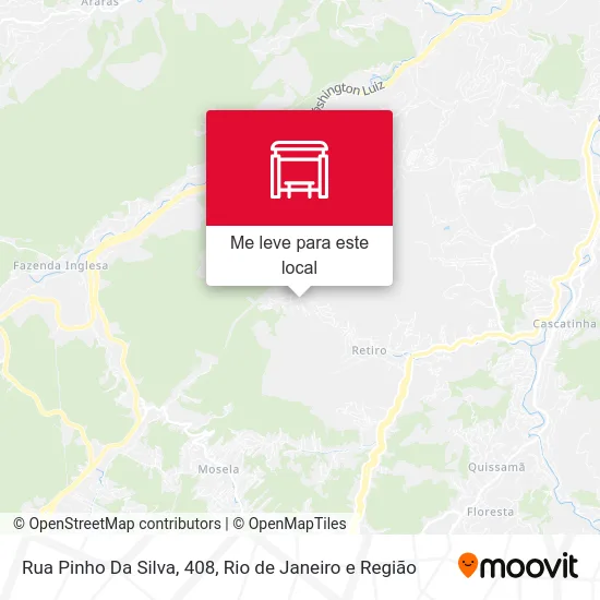 Rua Pinho Da Silva, 408 mapa