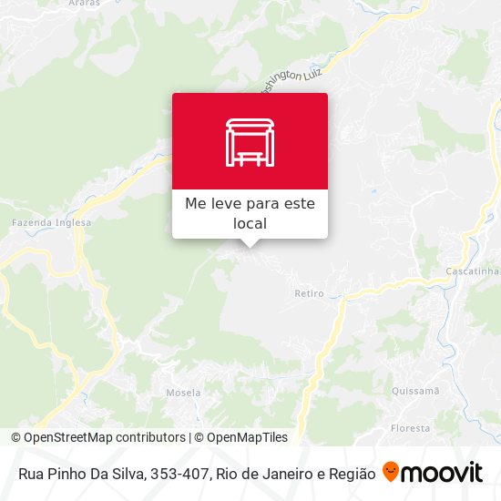 Rua Pinho Da Silva, 353-407 mapa