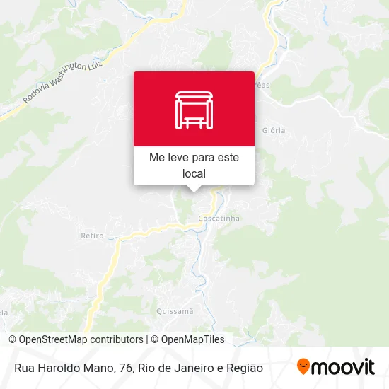 Rua Haroldo Mano, 76 mapa