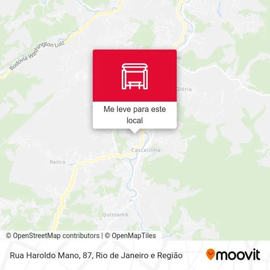 Rua Haroldo Mano, 87 mapa