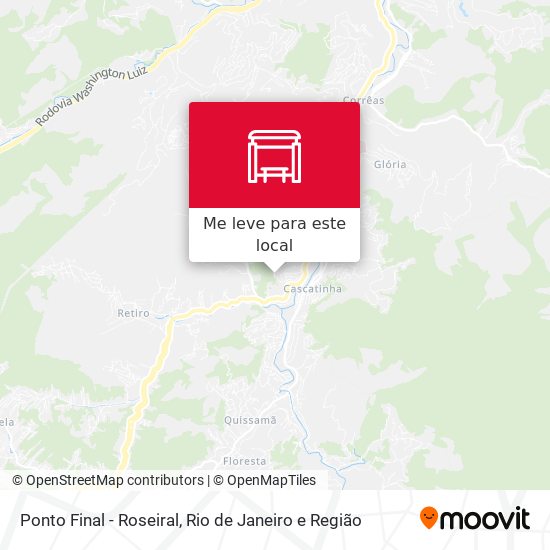 Ponto Final - Roseiral mapa
