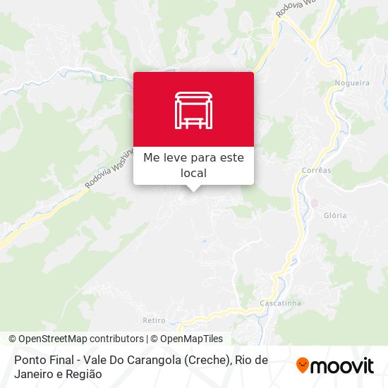 Ponto Final - Vale Do Carangola (Creche) mapa