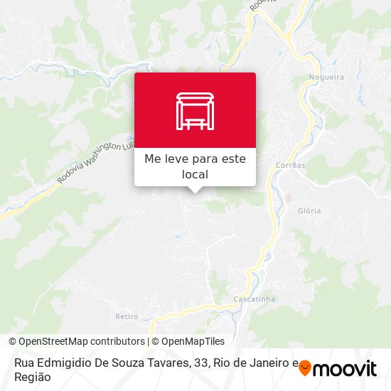 Rua Edmigidio De Souza Tavares, 33 mapa