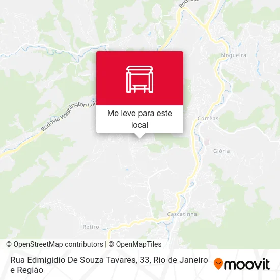 Rua Edmigidio De Souza Tavares, 33 mapa