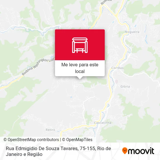 Rua Edmigidio De Souza Tavares, 75-155 mapa