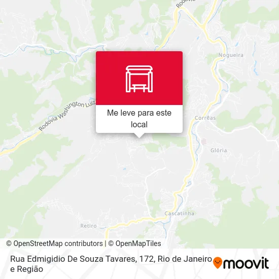 Rua Edmigidio De Souza Tavares, 172 mapa