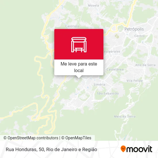 Rua Honduras, 50 mapa