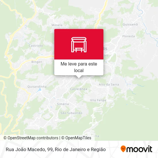 Rua João Macedo, 99 mapa