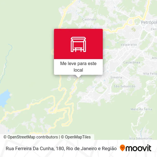 Rua Ferreira Da Cunha, 180 mapa