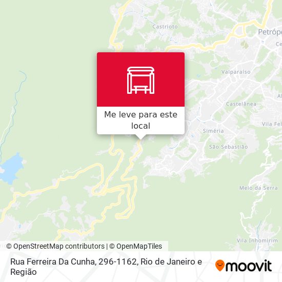 Rua Ferreira Da Cunha, 296-1162 mapa