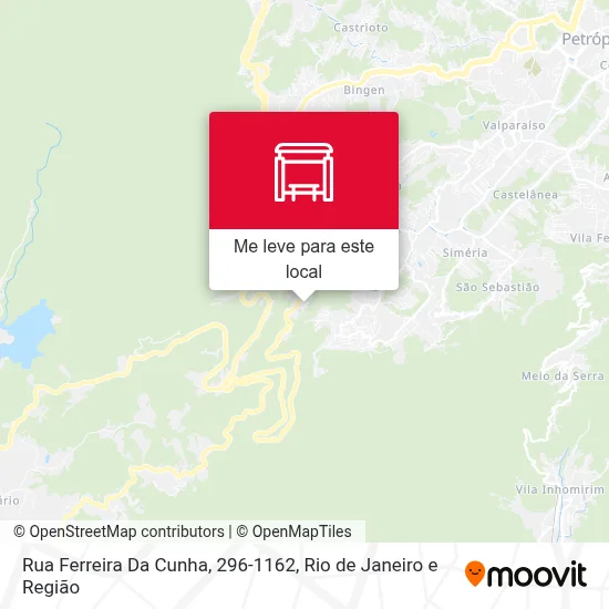 Rua Ferreira Da Cunha, 296-1162 mapa
