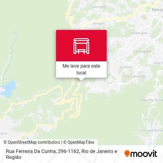 Rua Ferreira Da Cunha, 296-1162 mapa