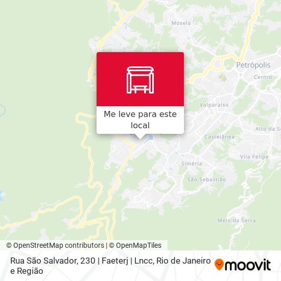 Rua São Salvador, 230 | Faeterj | Lncc mapa