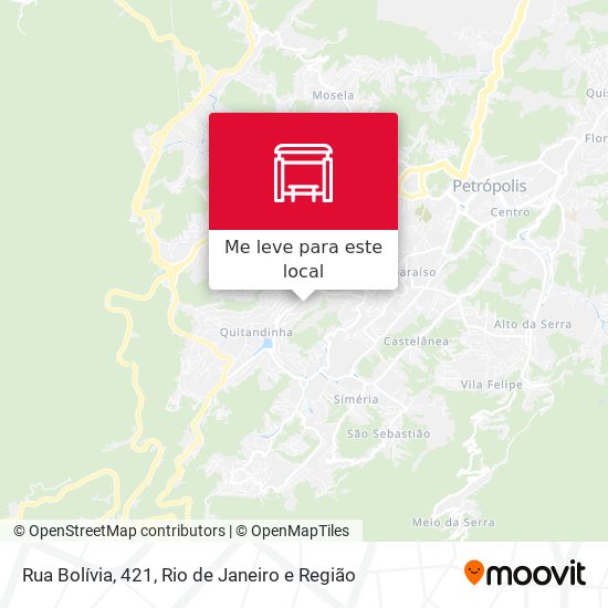 Rua Bolívia, 421 mapa