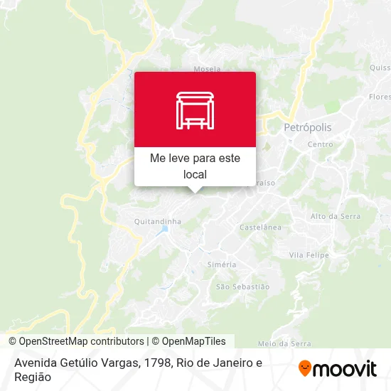 Avenida Getúlio Vargas, 1798 mapa