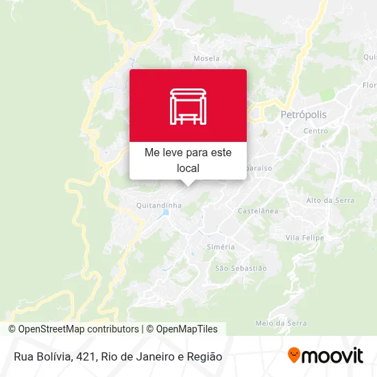 Rua Bolívia, 421 mapa