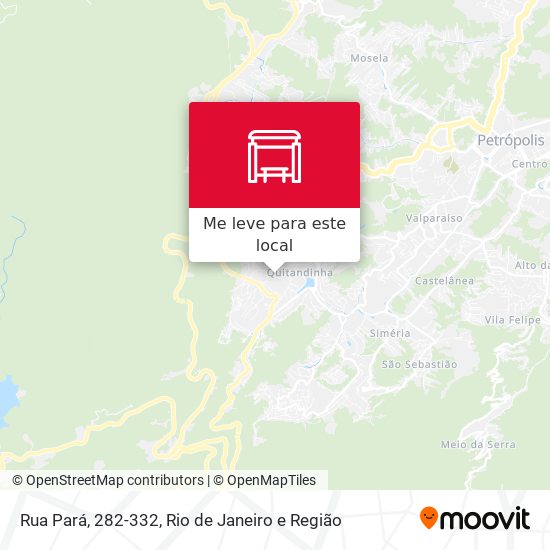 Rua Pará, 282-332 mapa