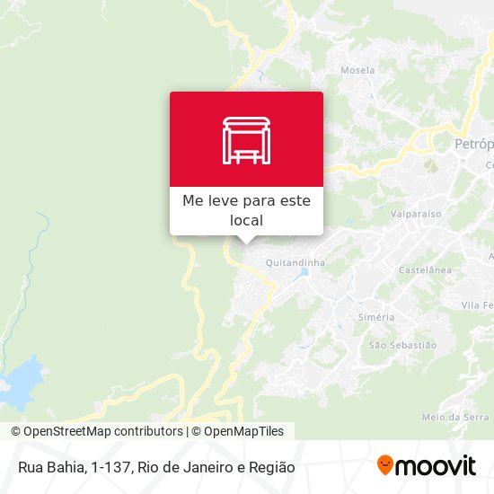 Rua Bahia, 1-137 mapa