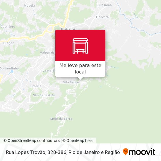 Rua Lopes Trovão, 320-386 mapa
