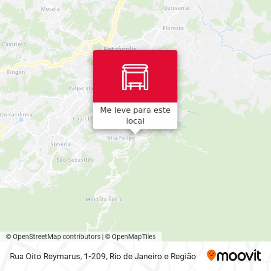 Rua Oito Reymarus, 1-209 mapa