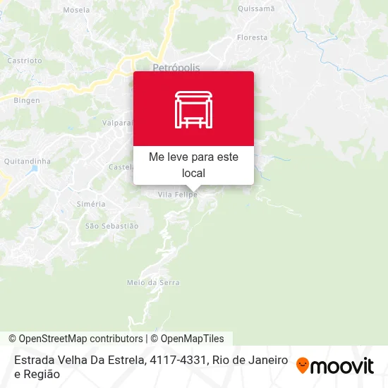 Estrada Velha Da Estrela, 4117-4331 mapa