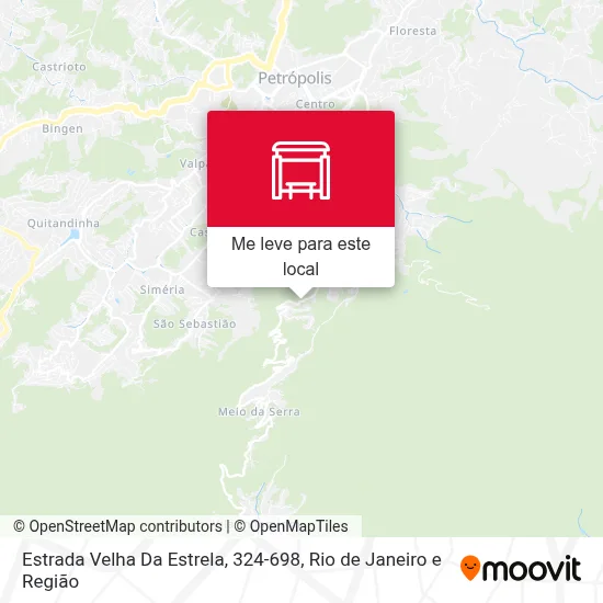 Estrada Velha Da Estrela, 324-698 mapa