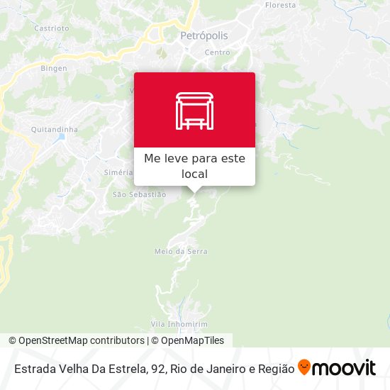 Estrada Velha Da Estrela, 92 mapa