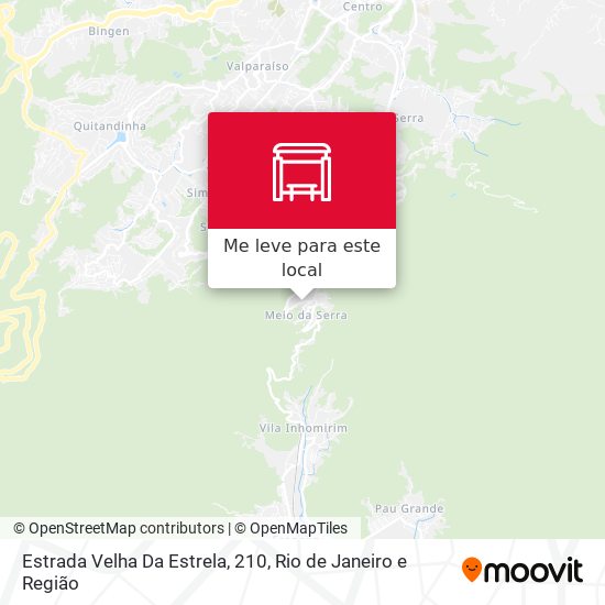 Estrada Velha Da Estrela, 210 mapa