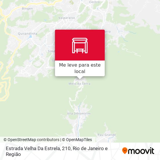 Estrada Velha Da Estrela, 210 mapa