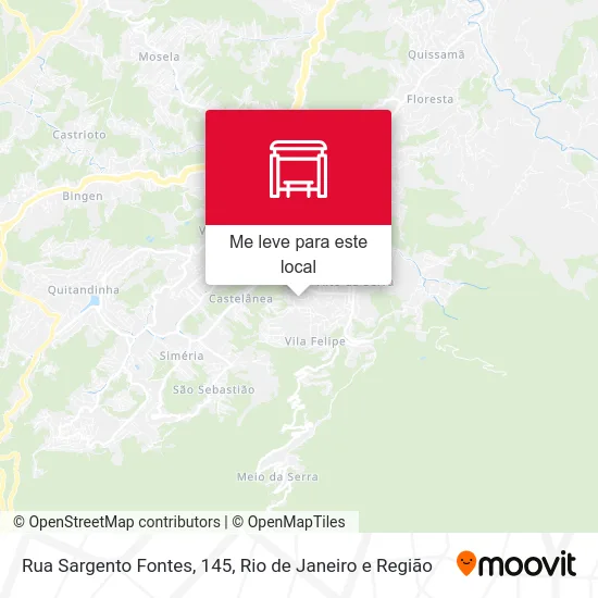Rua Sargento Fontes, 145 mapa