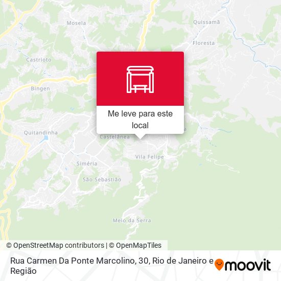 Rua Carmen Da Ponte Marcolino, 30 mapa