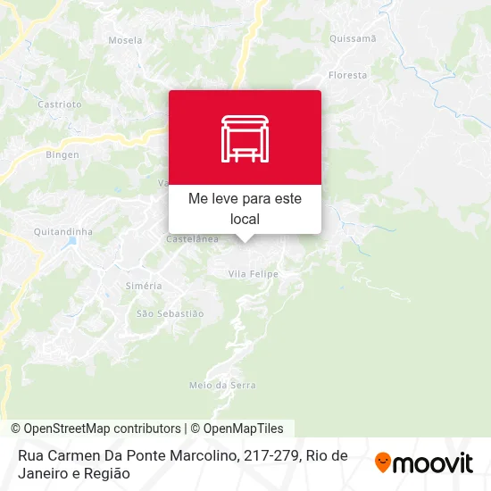 Rua Carmen Da Ponte Marcolino, 217-279 mapa