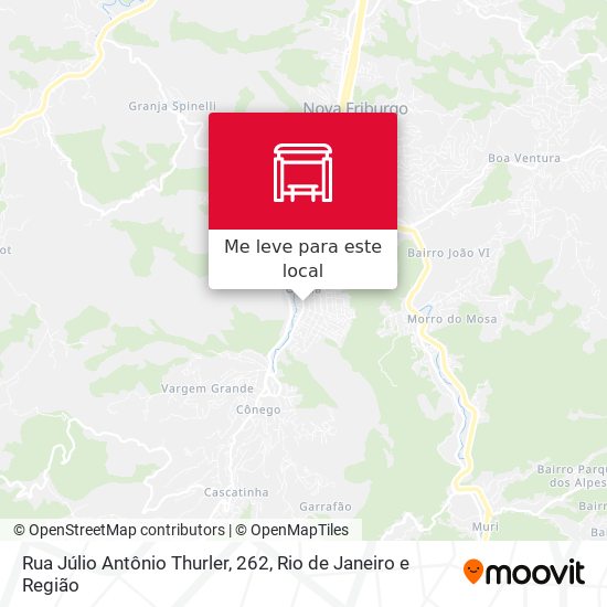 Rua Júlio Antônio Thurler, 262 mapa
