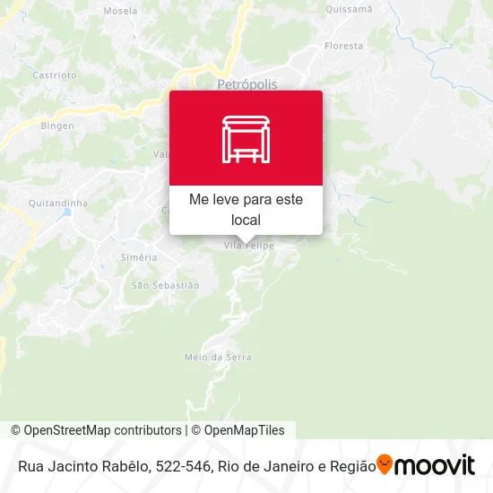 Rua Jacinto Rabêlo, 522-546 mapa