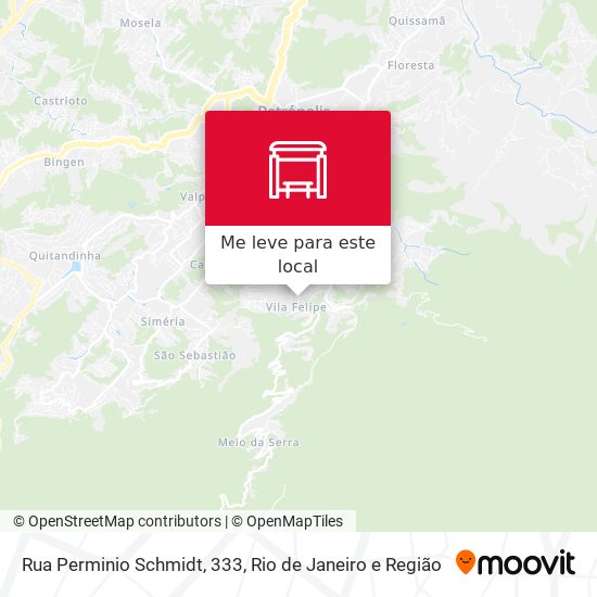 Rua Perminio Schmidt, 333 mapa