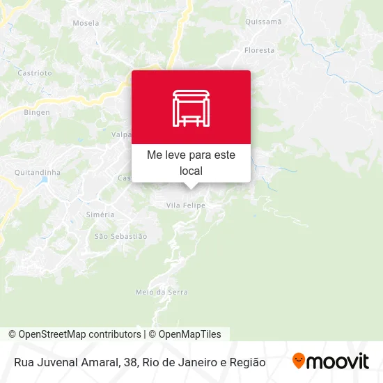 Rua Juvenal Amaral, 38 mapa