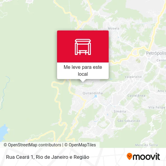 Rua Ceará 1 mapa