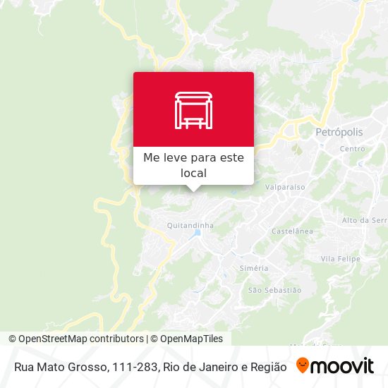 Rua Mato Grosso, 111-283 mapa