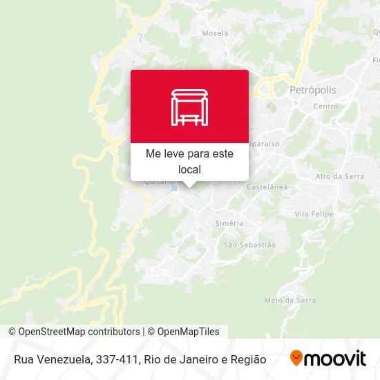 Rua Venezuela, 337-411 mapa