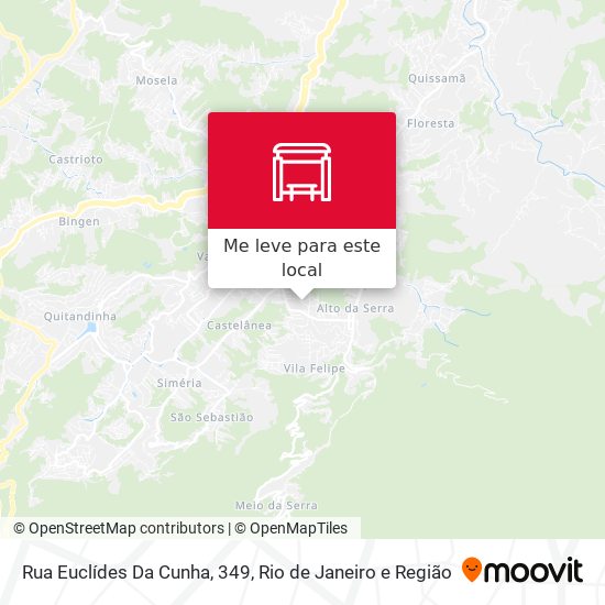 Rua Euclídes Da Cunha, 349 mapa