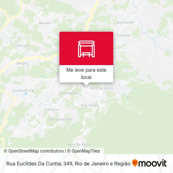 Rua Euclídes Da Cunha, 349 mapa