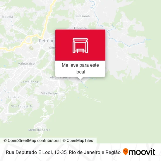 Rua Deputado E Lodi, 13-35 mapa