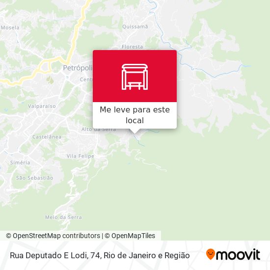 Rua Deputado E Lodi, 74 mapa