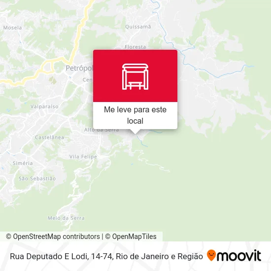 Rua Deputado E Lodi, 14-74 mapa
